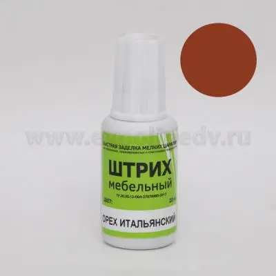 Штрих мебельный штрих мебельный, орех итальянский
