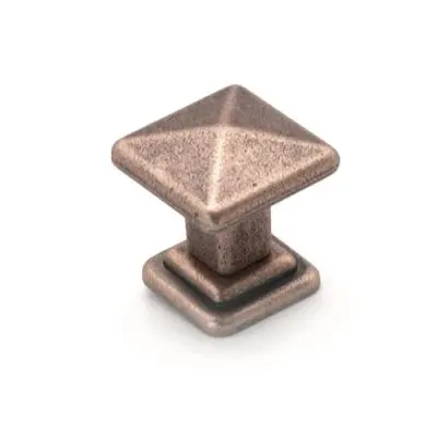 Ручки мебельные Metakor ручка мебельная tower square, матовая состаренная медь