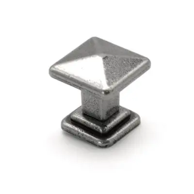 Ручки мебельные Metakor ручка мебельная tower square, глянцевое олово						