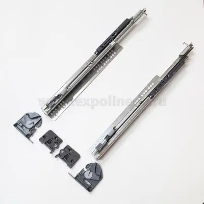 Комплекты направляющих Hettich скрытого монтажа комплект направляющих скрытого монтажа hettich quadro 4d v6, 600мм, 30кг, silent system, полного выдвижения
