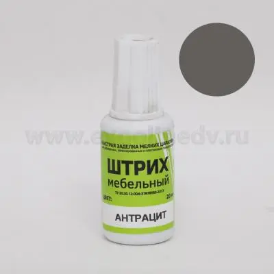 Штрих мебельный штрих мебельный, антрацит