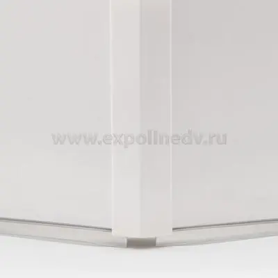 Цоколь кухонный белый глянец заглушка для цоколя 100 мм угол 135° (18802561002)