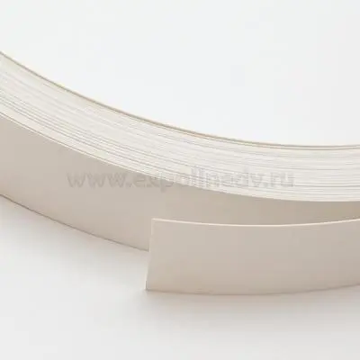 Кромка ПВХ / ABS кромка, белый шагрень  2, 19мм