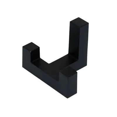 Крючки для одежды крючок 2х рожковый, черный матовый