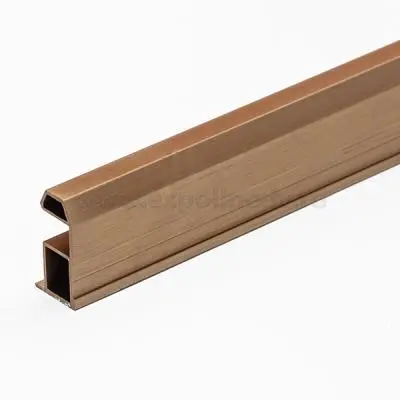 SLIM/FIT пв профиль вертикальный slim 5600мм латунь браш absolut