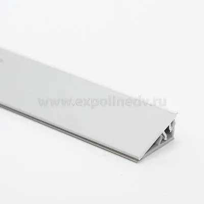 Бортики для столешниц 113, 118, TwinC, Mini plus, Generics бортик для столешницы  алюминиевый premium line, серебристый матовый, 4,2м