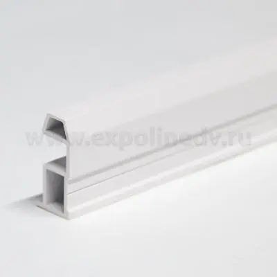 SLIM/FIT пв профиль вертикальный slim p 5400 м белый шагрень new