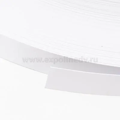Кромка ПВХ / ABS кромка, белоснежный гладкий (глянц. лак)  2, 35мм
