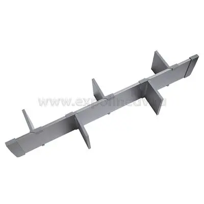 Кухонные органайзеры Hettich кухонный разделитель orgastore 820 для atira, гл. 470мм, в базу на 900мм, серый
