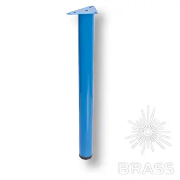 Опоры мебельные Brass kma-4001-0710-b14 опора мебельная h 710мм, синяя