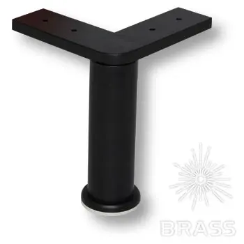 Опоры мебельные Brass kax-0006-0160-b13 опора мебельная h 150мм, чёрная