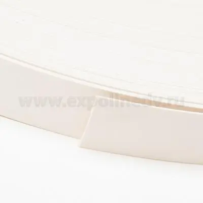 Кромка ПВХ / ABS кромка, фарфор белый w1200 0,8, 19мм