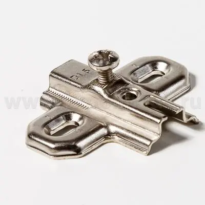Петли мебельные Hettich (Германия) монтажная планка для slide-on, d1,5, без евровинтов