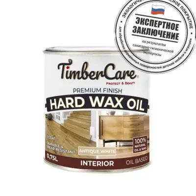 Масла и лаки для дерева TimberCare масло защитное с твердым воском timbercare hard wax oil, цвет серый холодный, 0,175л