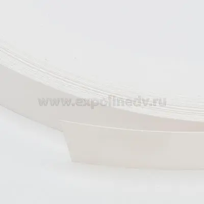 Кромка кромка, белый гладкий 100001u 0,4 19мм