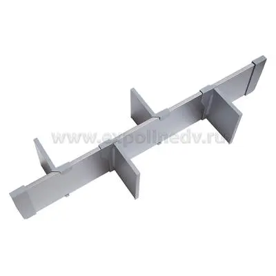 Кухонные органайзеры Hettich кухонный разделитель orgastore 820 для atira, гл. 470мм, в базу на 800мм, серый