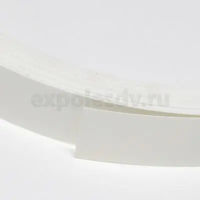 Кромка ПВХ / ABS кромка, белый гладкий 1010f 0,8, 19мм