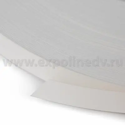 Кромка ПВХ / ABS кромка, белая  2, 19мм