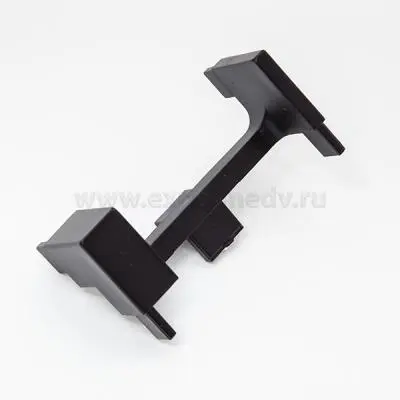 GOLA Led для нижних баз угол внешний для kb95 c-образного профиля, черный браш