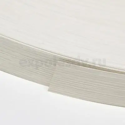 Кромка ПВХ / ABS кромка, ясень анкор белый 1019f 0,4, 19мм