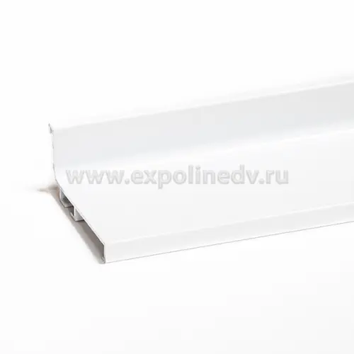 Белый глянец ручка-профиль gola l-образная, premium line, 4100мм, белый