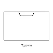 Коллекция Integra торонто integra, мебельный фасад с фрезеровкой