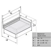 Комплекты ящиков InnoTech Atira комплект ящика innotech atira nl-300*70 мм, silent system, серый