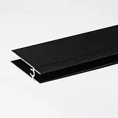 L-образный пгн профиль гориз. нижний  5900мм черный