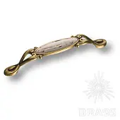 Ручки 15.090.128.po23w.12 ручка мебельная современная классика, 128мм, античная бронза