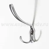 Крючки для одежды крючок alba 3х рожковый, матовый хром