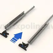 Комплекты направляющих Hettich скрытого монтажа комплект направляющих скрытого монтажа hettich quadro 25, 450мм, silent system, частичного выдвижения