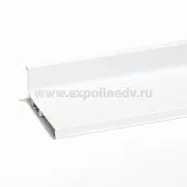 Белый глянец ручка-профиль gola l-образная, premium line, 4100мм, белый