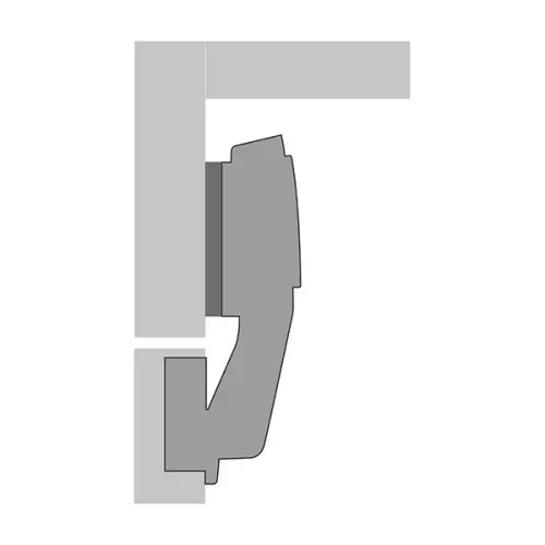 Петли мебельные Hettich (Германия) петля hettich sensys вкладная 180°, черный обсидиан, с доводчиком