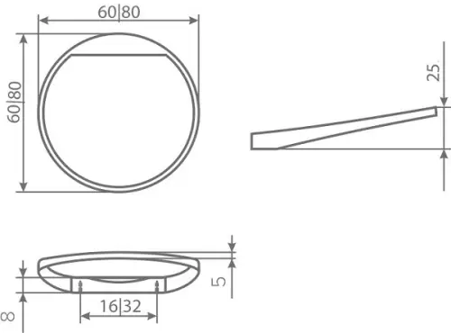 Ручки мебельные разные ручка мебельная steel 607, 16мм, графит