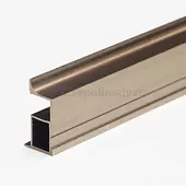 SLIM/FIT пв профиль вертикальный fit 5600мм шампань браш absolut