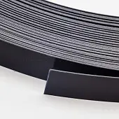 Кромка для фасадных панелей EGGER кромка, 1,0*23 abs черный глянец st pg u999