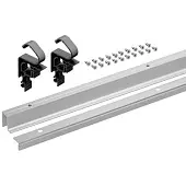 Система WingLine L комплект профилей wingline l, l2400 с перфорацией, алюминий серебро