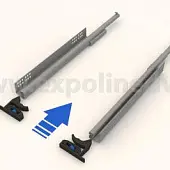 Комплекты направляющих Hettich скрытого монтажа комплект направляющих скрытого монтажа hettich quadro v6, 500мм, с доводчиком