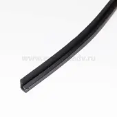 Фурнитура для стеклянных фасадов уплотнитель l для mf30/31, mf20/21, mz04/13/01, черный
