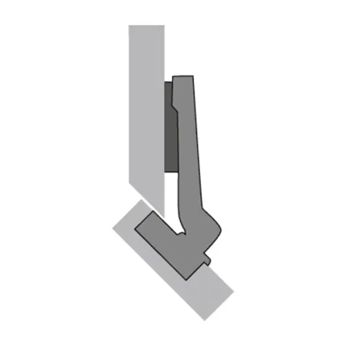 Петли мебельные Hettich Комплекты (Германия) петля hettich intermat 45° без доводчика, d1,5 (евровинты)