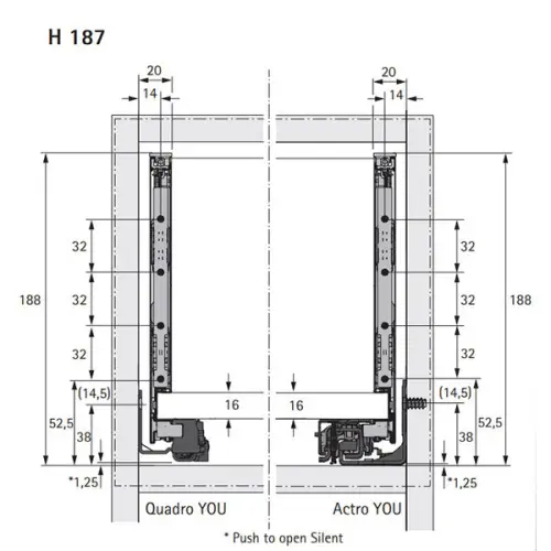 Комплекты ящиков Avantech You комплект ящика avantech you nl-270*187мм, silent system, серый