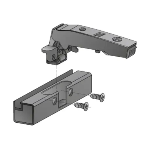 Петли мебельные Hettich (Германия) петля hettich sensys накладная 95° для алюминиевых рам, push to open