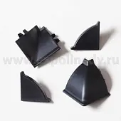 Некомплект заглушка для бортика 113 чёрный внешний угол 90° (12374571020)