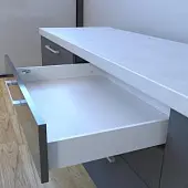 Ящики Samsung Slim комплект ящика samsung slim, c доводчиком, nl-450*89мм, белый