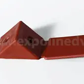Мебельные уголки уголок монтажный, красное дерево светлое, пластик