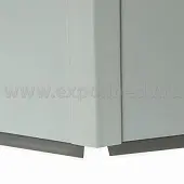 Некомплект белый глянец заглушка для цоколя 150 мм угол 135° (18802761002)