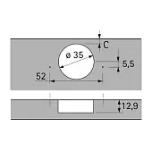 Петли мебельные Hettich Комплекты (Германия) петля hettich sensys 30°, с доводчиком, d1,5 (евровинты)