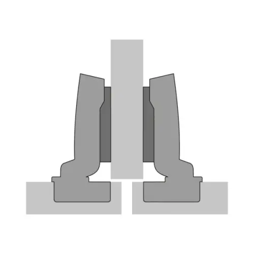 Петли мебельные Hettich (Германия) петля hettich sensys угол 110° полунакладная, черный обсидиан, с доводчиком