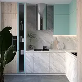 Стеновая панель ДСП SLOTEX стеновая панель nuvolato marble, slotex kapso, 3000х600х10 мм