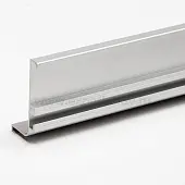 GOLA Rehau Серебро ручка-профиль gola l-образная, premium line, 4100мм, анодированный